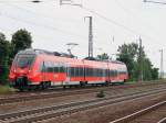 442 626 mit 442 126 am 04. Juli 2012 als RB 22(RB 28815) von  Berlin Schnefeld Flughafen nach Potsdam Griebnitzsee  bei der Einfahrt in den Bahnhof Saarmund.