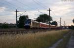 ES 64 U2 - 070 (182 570-2) MRCE Dispolok GmbH für DB Regio AG mit dem IRE  Berlin-Hamburg-Express  (IRE 18599) von Hamburg Hbf nach Berlin Ostbahnhof, bei Rathenow.