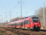 442 335 / 442 835 als RB 19  in Richtung Senftenberg  über Flughafen Berlin Schönefeld am 08.