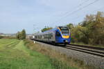 Cantus 427 507 (94 80 0427 641-6 D-CAN) + 427 006 als RB 24229 von Kassel Hbf nach Fulda, am 28.10.2022 in Hauneck.