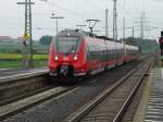 DB Regio Hessen Mittelhessenexpress 442 609 alias Hamsterbacke am 02.05.14 in Bad Vilbel