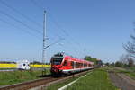 429 030-0 als RE9 nach Rostock Hbf am 07.05.2016 in Mönchhagen.