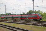 442 793-6 stand am 24.05.2024 im Rostocker Hbf abgestellt.
