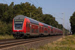 RE 1 geschoben von einer BR 146 hinter Verden nach Hannover. 21.9.24