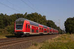 RE 8 geschoben von 146 105 hinter vor Nienburg nach Hannover. 21.9.24