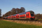 RE 1 geschoben von 146 109 bei Bremen Mahndorf.