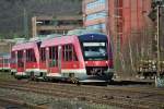 2x 640 aus Bad Berleburg auf dem Weg nach Siegen kurz nach dem Halt in Httental Geisweid (04.04.2007)