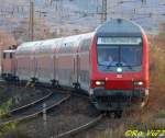 RE 4 Wupper-Express (Aachen-Dortmund) geschoben von 111 154-1. Witten Hbf. 18.11.2007.