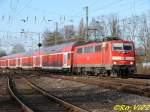 111 149-1 mit RE 4 Wupper-Express (Dortmund-Aachen).