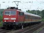 111 153-3 mit RE13  Maas-Wupper-Express  (Hamm-Venlo).