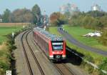 620 024 nach Köln kurz vor Derkum. 27.10.2014 
Diese LINT-Züge ernten massive Kritik der Bahnbenutzer. Fast 70 Zugausfälle in 25 Tagen (Strecken Köln-Trier und Bonn-Bad Münstereifel). Die meisten wünschen sich wieder die  Talent-Garnituren  zurück. 