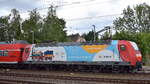 DB Regio AG - Region Südost mit ihrer  146 025-2  (NVR:  91 80 6146 025-2 D-DB ) und dem RE 50 Richtung Leipzig Hbf.