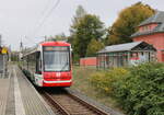 CB 440 (95 80 0690 440-2 D-CB) als CB 80105 von Hainichen nach Chemnitz Hbf, am 11.10.2024 in Niederwiesa.