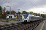 MRB 1440 203 als RE 74021 von Hof Hbf nach Dresden Hbf, am 11.10.2024 in Niederwiesa.