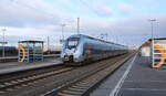 Abellio 9442 413 als RE 74510 von Halle (S) Hbf nach Naumburg (S) Hbf, am 23.12.2024 in Großkorbetha.