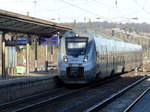 abellio 9442 310 als SE 74528 von Leipzig Hbf nach Saalfeld, am 04.02.2017 in Naumburg (S) Hbf.