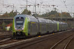 445 020 in Elmshorn mit einem RE70 Zug. 16.10.2018