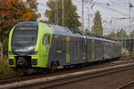 ET 5.04 der Nordbahn fahrt als RB61 von Bahnhof Elmshorn ab.