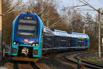 D-DB 445 122-5 fuhr am 23.02.25 als RE8 kommend aus Lübeck-Travemünde Strand (ALTS) nach Hamburg Hbf (AH).