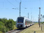 abellio 1648 401 als RE 80552 von Erfurt Hbf nach Magdeburg Hbf, am 29.06.2019 in Stotternheim.