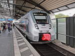 Erfurt am 27.08.2020 steht 9442 620 mit 9442 120 zur Weiterfahrt im Bahnhof von Erfurt.