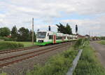 STB VT 112 (95 80 0650 512-6 D-STB) und 2 weitere VT der BR 650 als RB 81212 (Ilmenau - Erfurt Hbf) und als RB 80996 (Saalfeld (S) - Erfurt Hbf), am 21.05.2022 in Arnstadt.