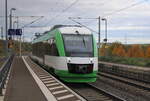 EB VT 213 (95 80 0648 713-5 D-EIB) als RB 80896 von Gera Hbf nach Erfurt Hbf, am 29.10.2023 in Vieselbach.