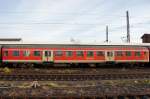 Halberstädter Wagen / y-Wagen Byz 439.4, aufgenommen vor dem Fahrplanwechsel im Dezember 2015 in Eisenach. Wagennummer: 50 80 21 - 33 115 - 4, beheimatet in Erfurt.