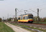 914 als S8 nach Karlsruhe Tullastraße an der Bk Basheide 31.3.17