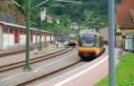 Murgtalbahn am schnsten, Bhf Forbach am 24.