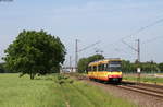 Tw 814 als S81 nach Menzingen bei Malsch 18.5.18