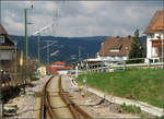 Die Steilstrecken um Freudenstadt -    Da vorne geht es steil hinunter ins Tal.