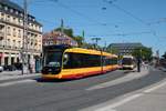 AVG Stadler Citylink Stadtbahnwagen 395 am 20.08.20 in Karlsruhe Hbf Vorplatz
