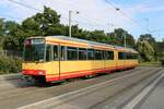 AVG Stadtbahnwagen 502 bei einer Sonderfahrt am 05.09.21 in Karlsruhe