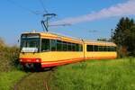 AVG Stadtbahnwagen 502 bei einer Sonderfahrt am 05.09.21 in Karlsruhe