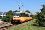 AVG Stadtbahnwagen 502 bei einer Sonderfahrt am 05.09.21 in Karlsruhe