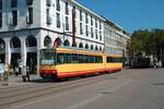 AVG Stadtbahnwagen 502 bei einer Sonderfahrt am 05.09.21 in Karlsruhe