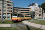 AVG Stadtbahnwagen 502 bei einer Sonderfahrt am 05.09.21 in Karlsruhe