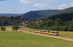 AVG 903 und AVG 919 als S 85514 (Tullastraße Verkehrsbetriebe - Freudenstadt Hbf) bei Röt 24.7.22