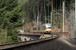 Die Christophstalbrücke - 

... der Murgtalbahn mit der talwärts fahrenden AVG-Stadtbahn 901.

15.03.2024 (M)