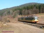 Huzenbach AVG905 S31=Freudenstadt-HBf=Eilzug  Murgtal  29.12.2008