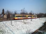 S-Bahn Karlsruhe in Durlach am 08.01.2009