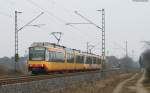 910 und 917 als S41 nach Freudenstadt Hbf zwischen Durmersheim und Forchheim 22.3.09