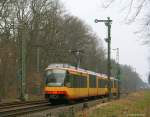 904 und 888 als S41 nach Karlsruhe Marktplatz am Esig Forchheim 22.3.09