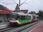 AVG Bistrowagen im Bahnhof Odenheim; September 2001