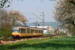 AVG 915 und 863 als S4 nach Achern bei Muggensturm 15.4.09