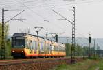 AVG 919 und 914 als S41 nach Karlsruhe Hbf  beim Abzweig Brunnstck 15.4.09