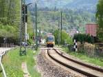 Eine S31 aus Freudenstadt fhrt nach Rastatt. Fotografiert am 25. April 2009 bei Ottenau/Gaggenau.