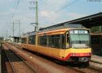 AVG 912 als S4  Sprinter  nach Heilbronn im Karlsruher Hbf 2.7.09