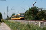 *** und 845 als S41 nach Freudenstadt Hbf an der Bk Basheide 24.8.09